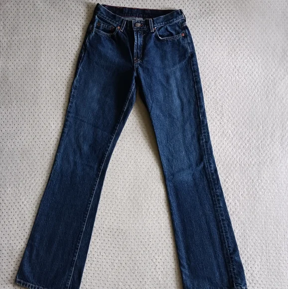 Vintage 90's Lucky Brand wideleg Jeans Size 4 dark wash - Picture 15 of 15